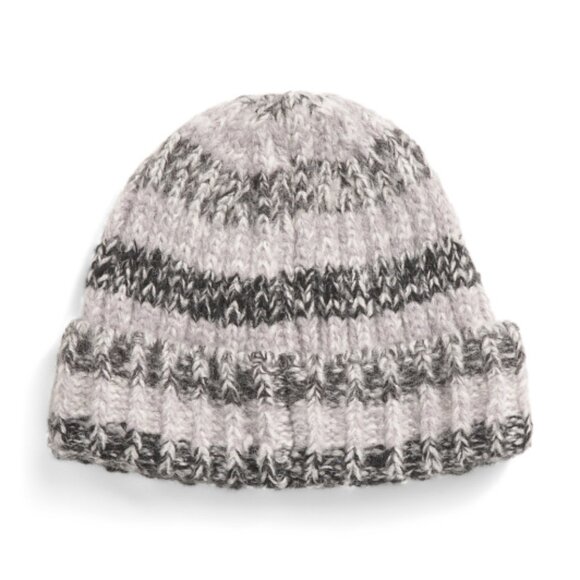 NEW HAT ATTACK Branch Beanie black stripe unisex 161tn - Picture 2 of 4